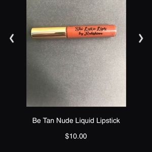 Tan liquid lipstick by Shi Luxe